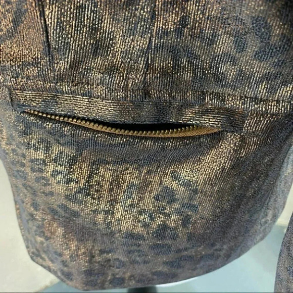 Erin London S Metallic animal print blazer - Picture 6 of 9